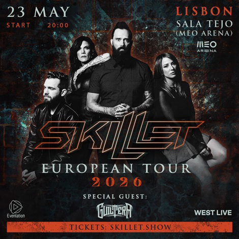 Official cover of the event SKILLET