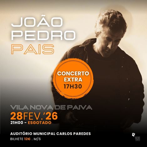 Official cover of the event JOÃO PEDRO PAIS