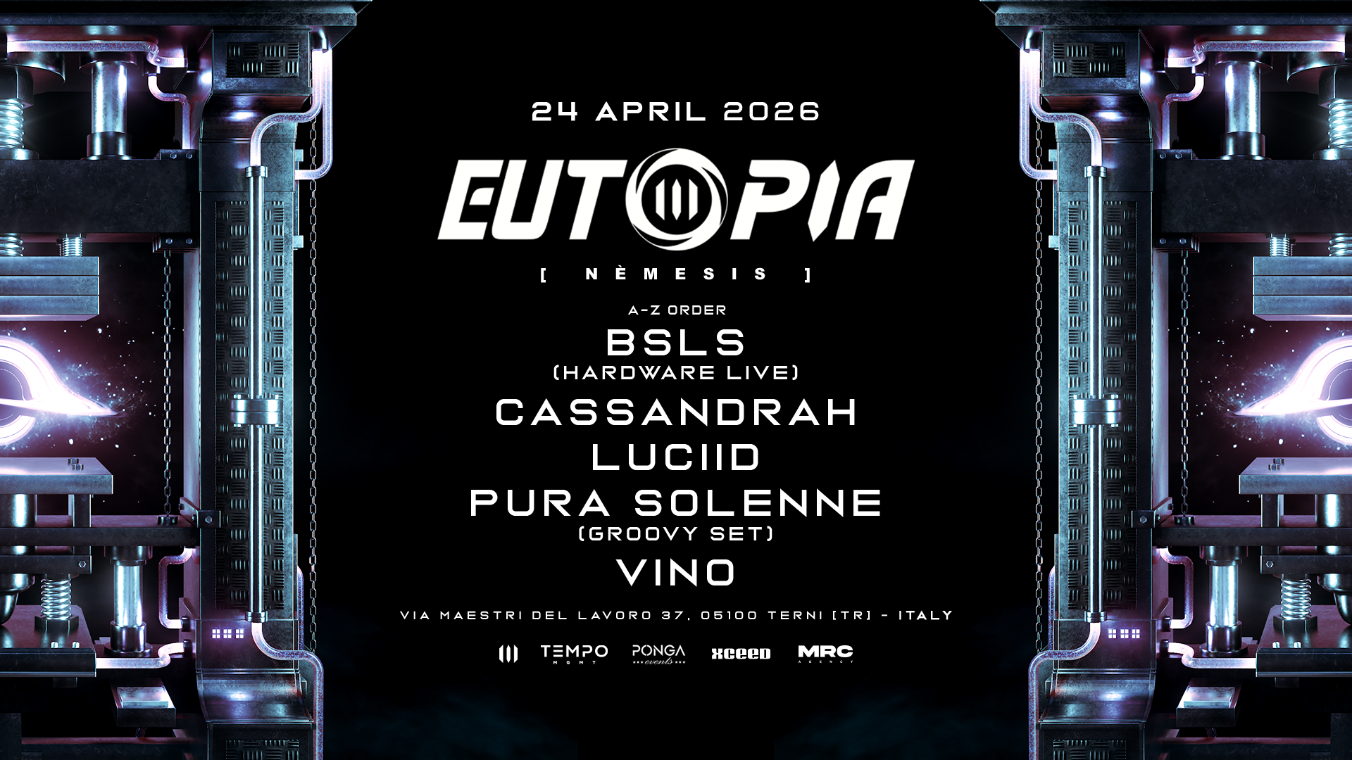 Official cover of the event EUTOPIA III νέμεσις