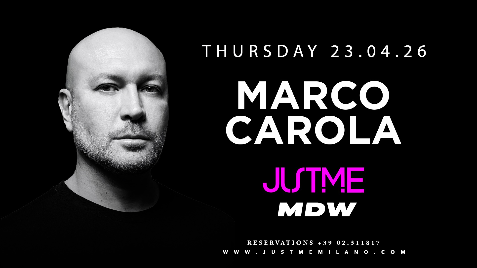 Official cover of the event MDW Marco Carola
