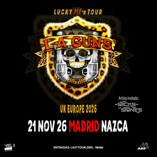 Official cover of the event L.A. Guns en Sala Nazca, Madrid 2026